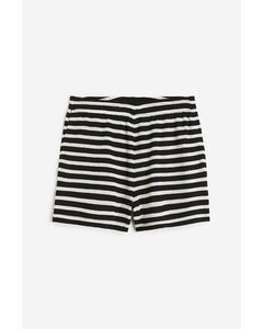 Jersey Shorts Black/striped