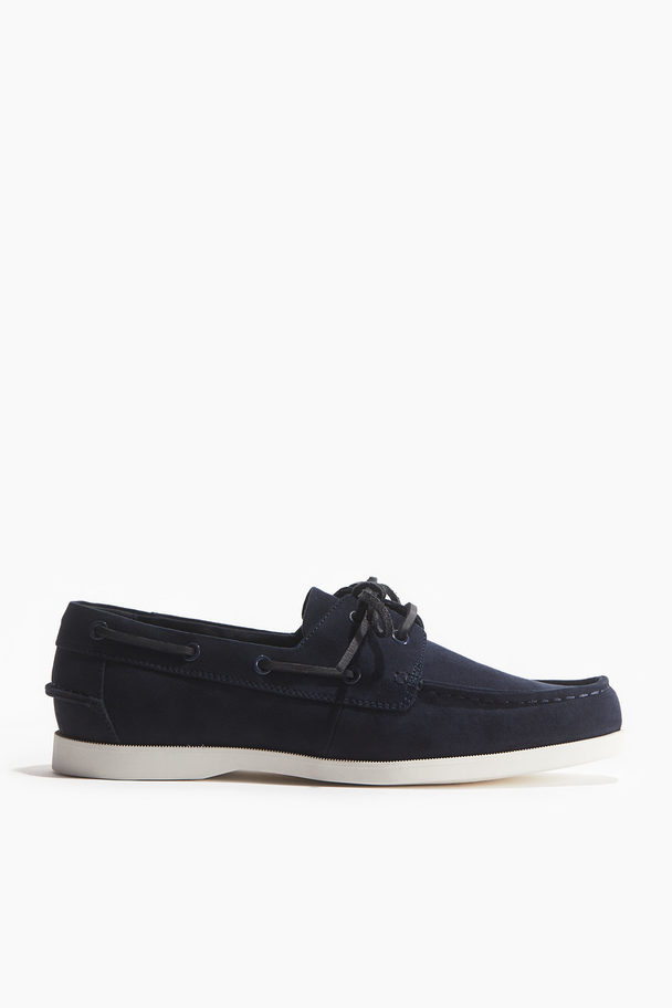 H&M Deck Shoes Navy Blue