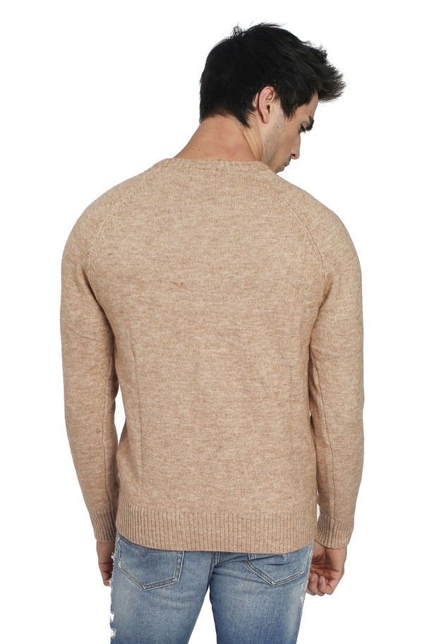 C&Jo Round Neck Sweater With Raglan Sleeves