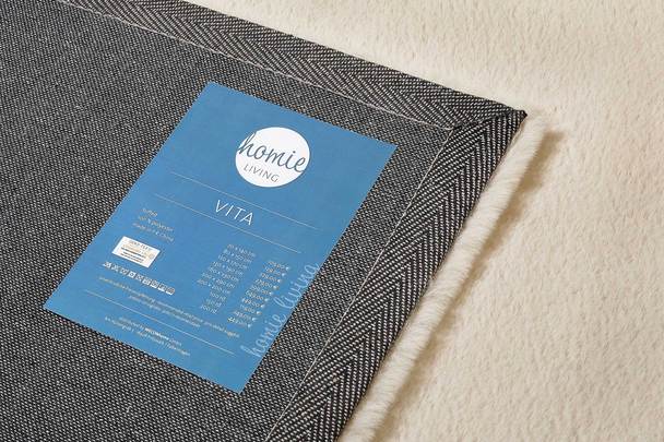 Homie Living Hoogpolig Tapijt - Vita - 25mm - 2,2kg/m²