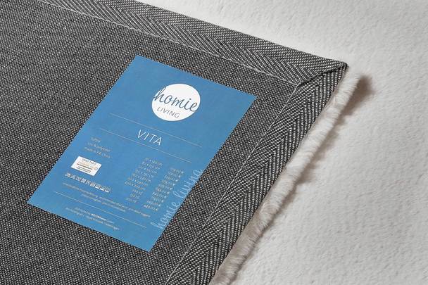 Homie Living Hoogpolig Tapijt - Vita - 25mm - 2,2kg/m²