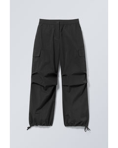 Nila Parachute Trousers Black