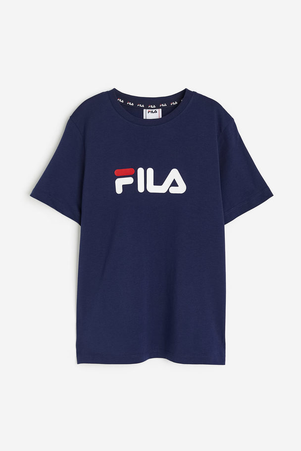 Fila Solberg Classic Logo Tee Medieval Blue