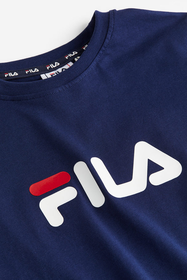 Fila Solberg Classic Logo Tee Medieval Blue