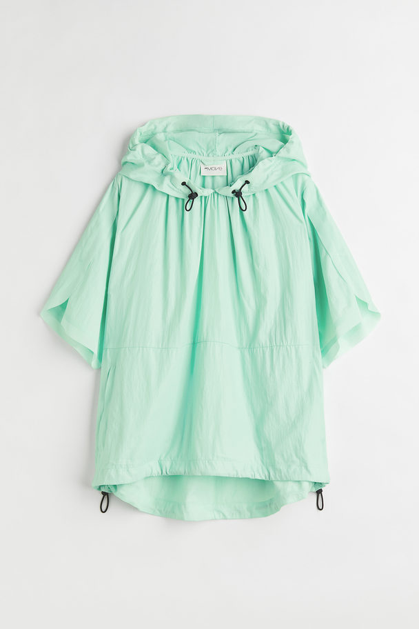 H&M Sports Popover Jacket Mint Green