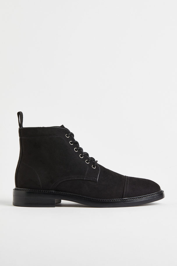 H&M Schnürboots Schwarz