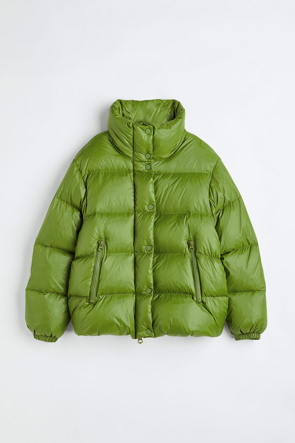 H&M Puffer Jacket Grün