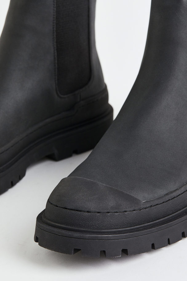 H&M Chunky Chelsea Boots Black