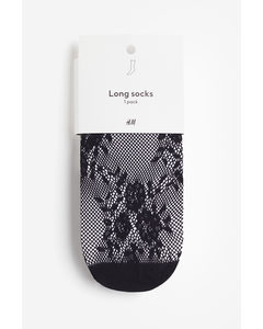 Lace Socks Black