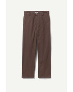 Ross Wide Trousers Brown