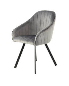 Chair Jodie 125 2er-Set dark grey