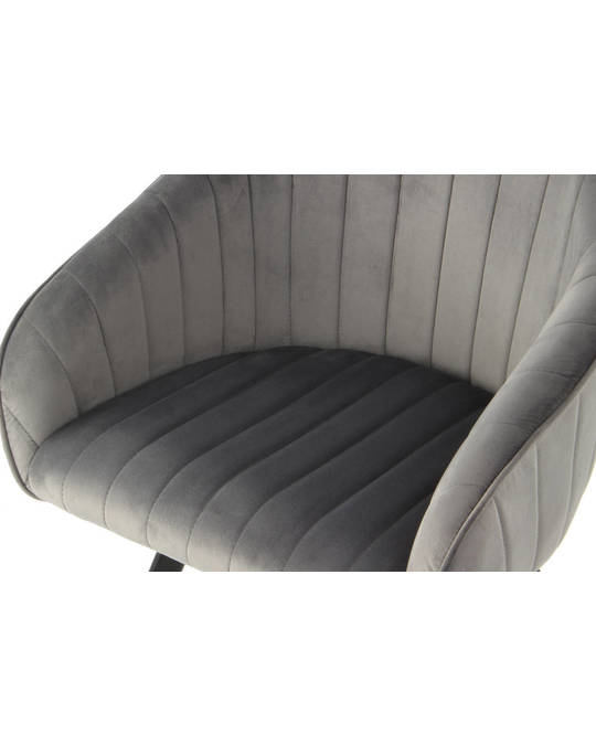 360Living Chair Jodie 125 2er-set Dark Grey