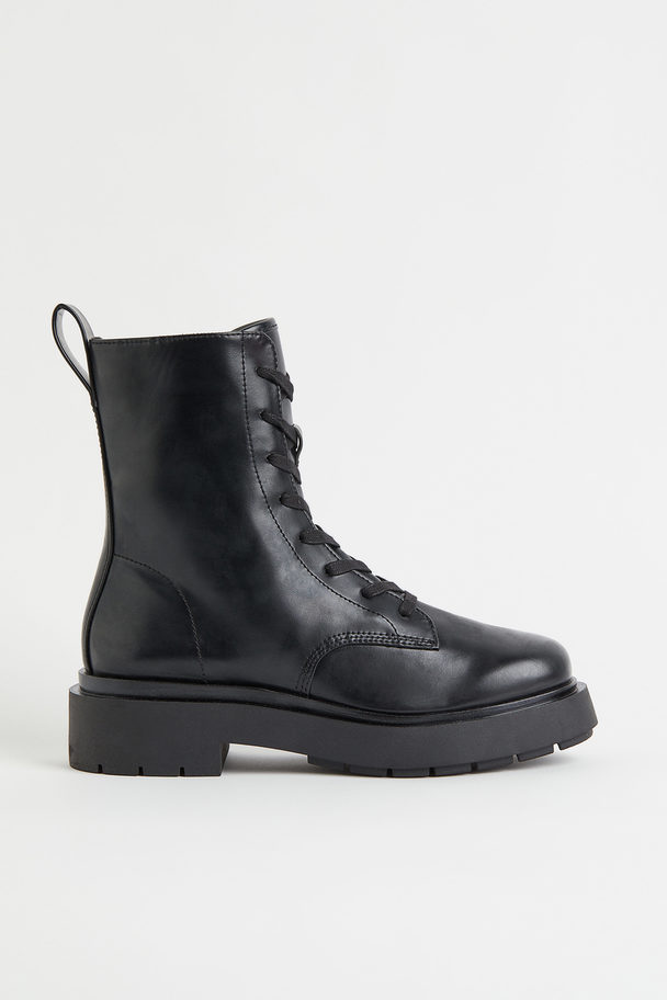 H&M Boots Black