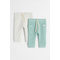2-pack Joggers Turquoise/light Grey Marl