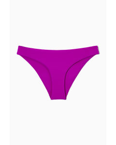 Classic Ribbed Bikini Briefs Purple