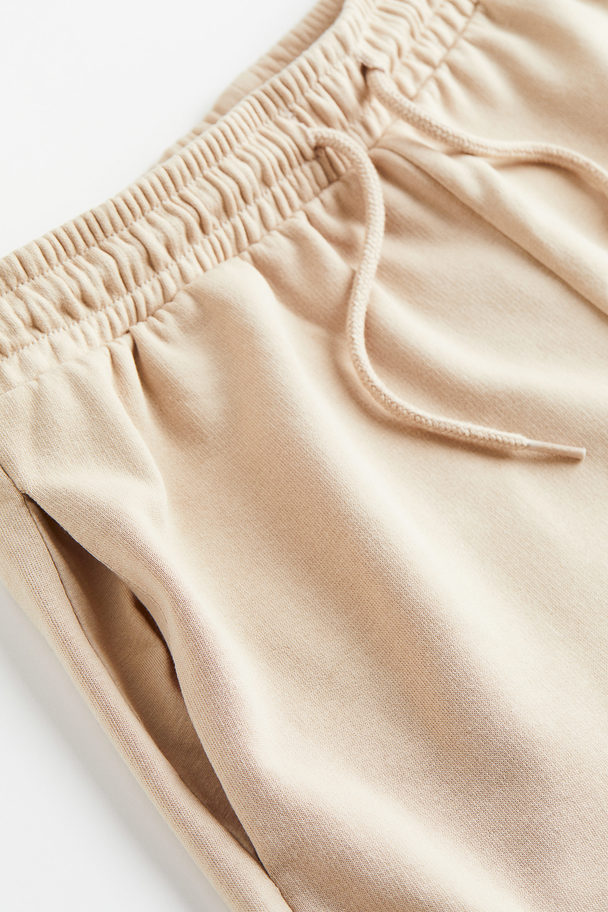 H&M Sweatshirt Shorts Light Beige