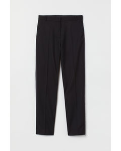 Side-panelled Trousers Black
