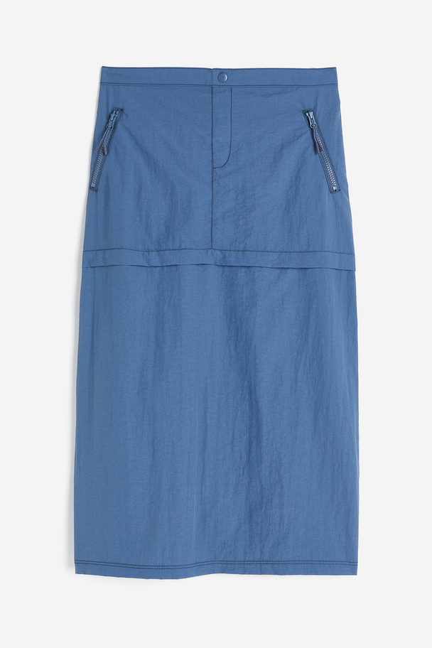 H&M Cargo Skirt Blue