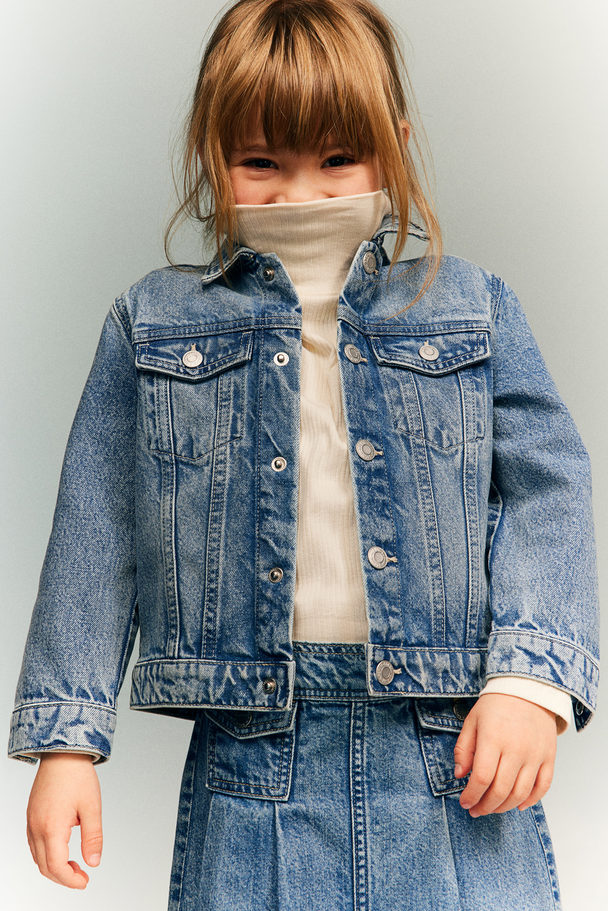 H&M Denim Jacket Denim Blue