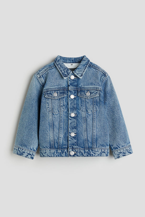 H&M Jeansjacke Denimblau