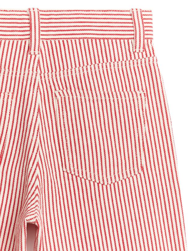 ARKET Bukser Med 5 Lommer Hvid/rød