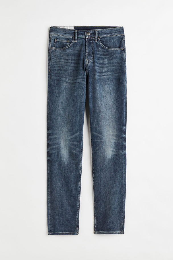 H&M Freefit® Slim Jeans Donker Denimblauw