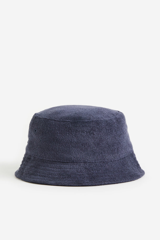 H&M Bucket Hat Marineblau