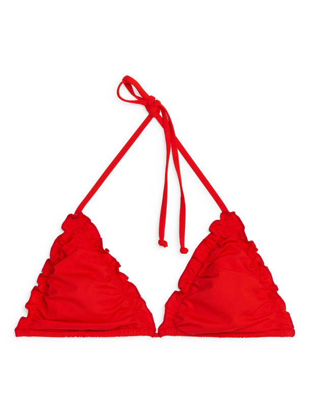 ARKET Babylock Bikini Top Red