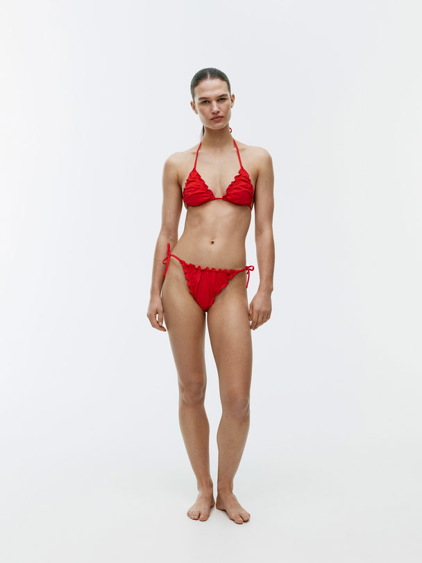 ARKET Babylock Bikini Top Red