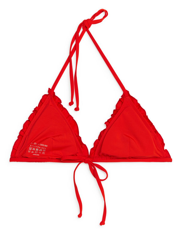 ARKET Babylock Bikini Top Red