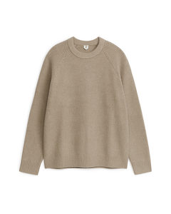 Rib-knit Crewneck Jumper Mole