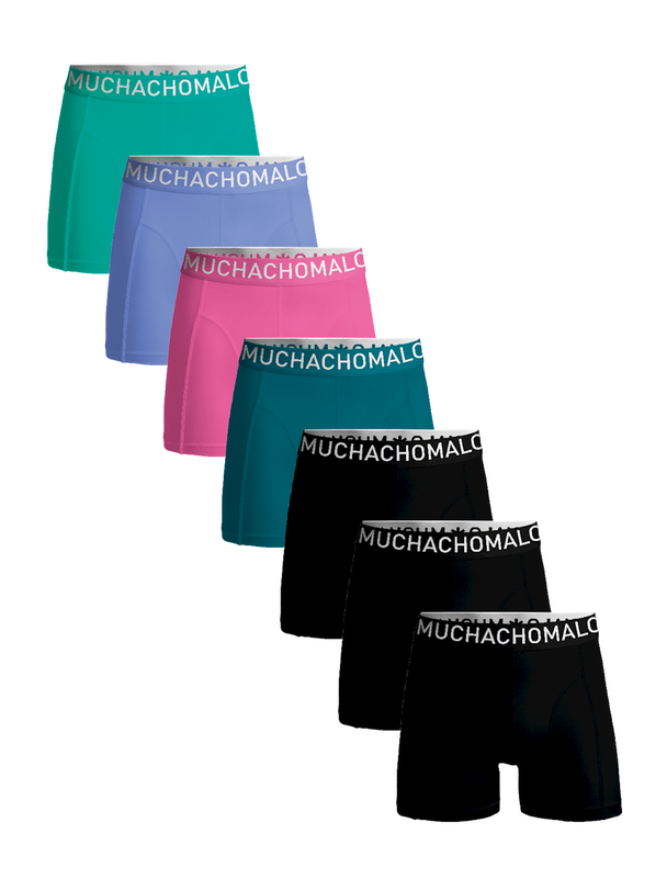 Muchachomalo 7er-Pack Boxershorts Herren - Weicher Bund - perfekte Qualität