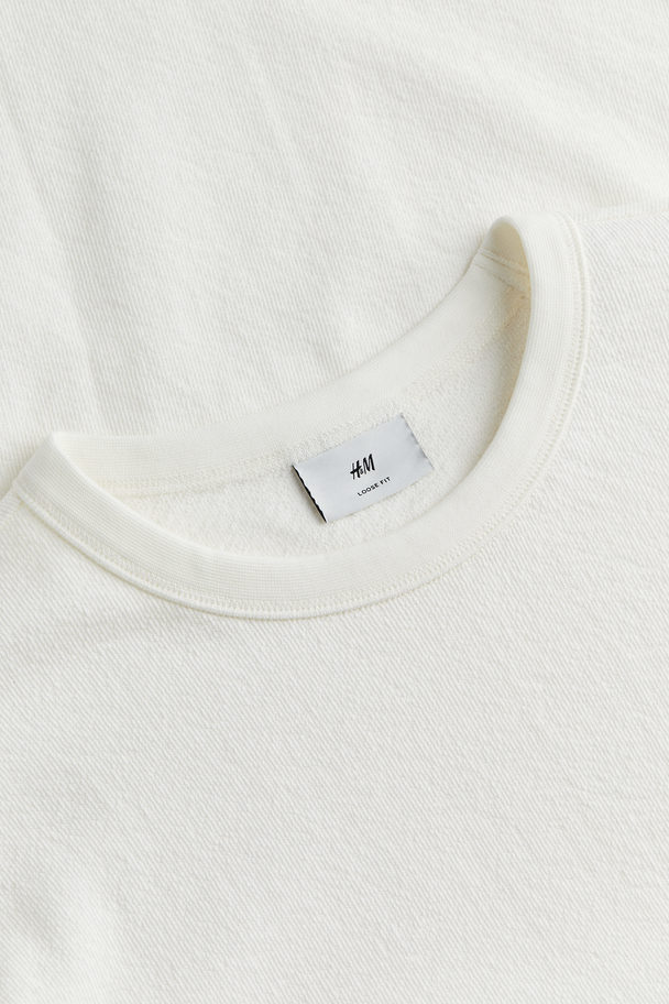 H&M Loose Fit T-shirt White