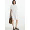 Oversized Tiered Broderie Anglaise Dress White