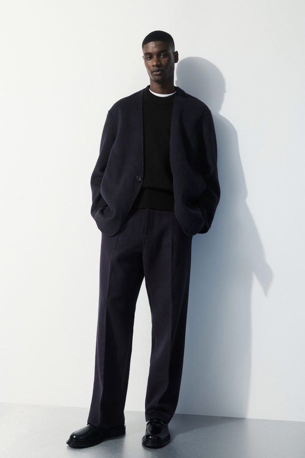 COS The Relaxed Wool Trousers Navy