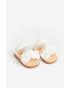 Sandals White/flowers