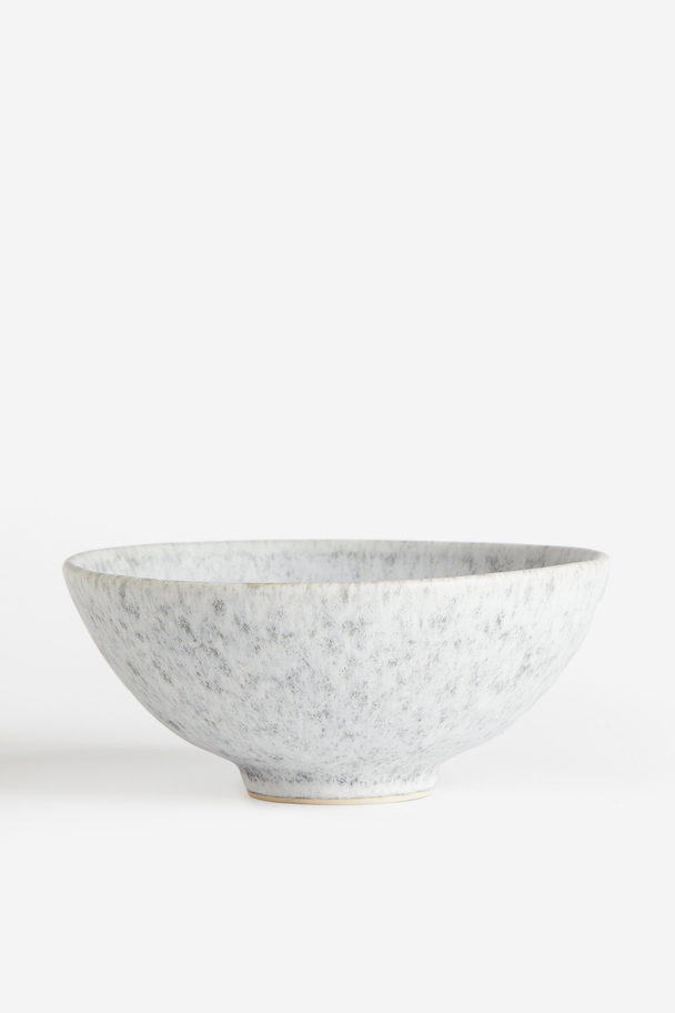 H&M HOME Stoneware Bowl Light Grey