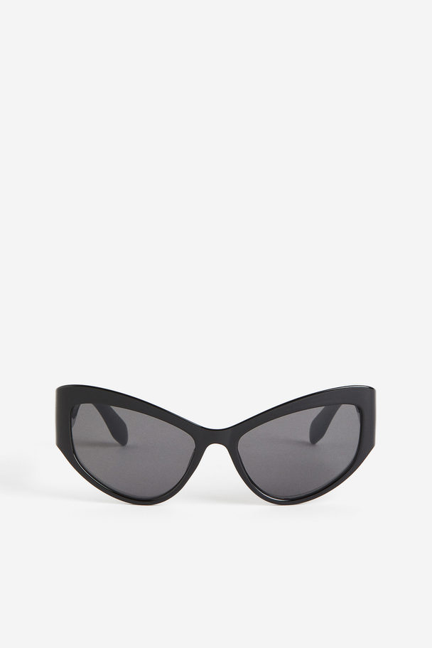 H&M Cat-eyezonnebril Zwart