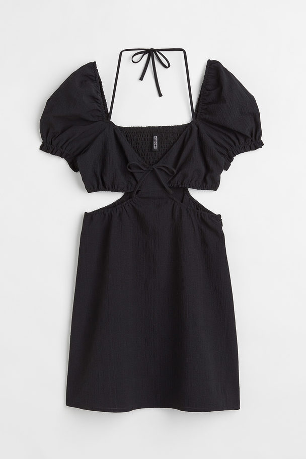 H&M Cut Out-kjole Sort