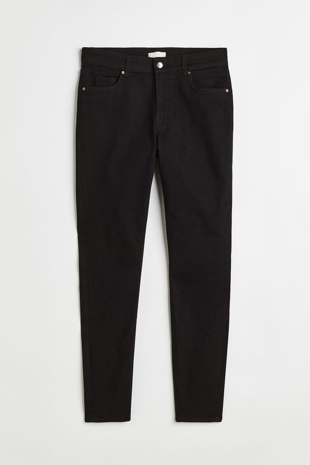 H&M H&m+ Skinny Regular Jeans Black