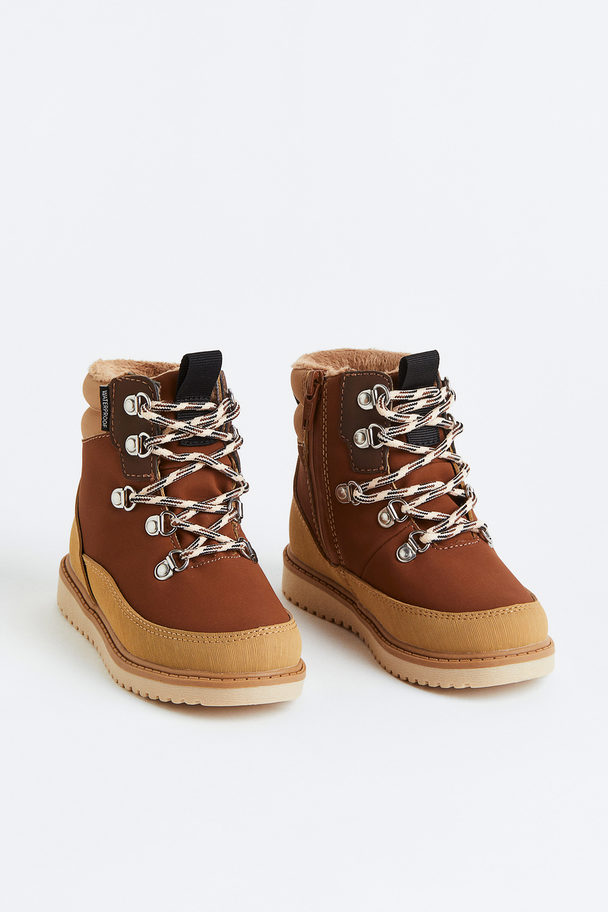 H&M Waterproof Boots Brown