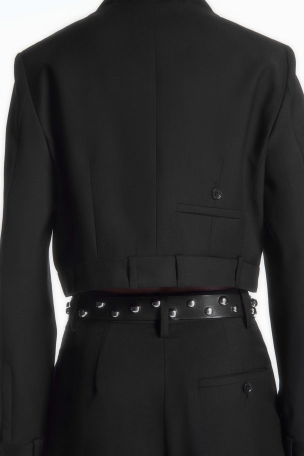 COS Deconstructed Tailored Jacket Black