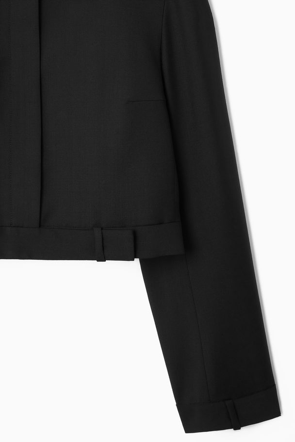 COS Deconstructed Tailored Jacket Black