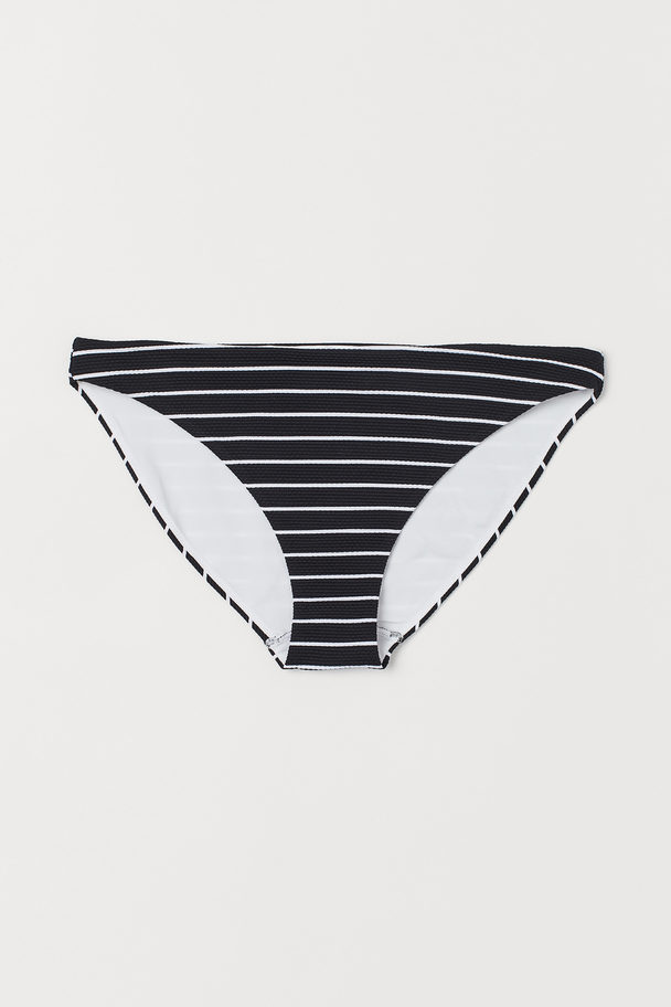 H&M Bikini Bottoms Black/striped