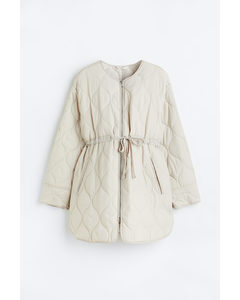 Mama Quilted Jacket Light Beige