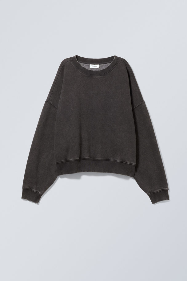 Weekday Wide Sweatshirt Mörkgrå