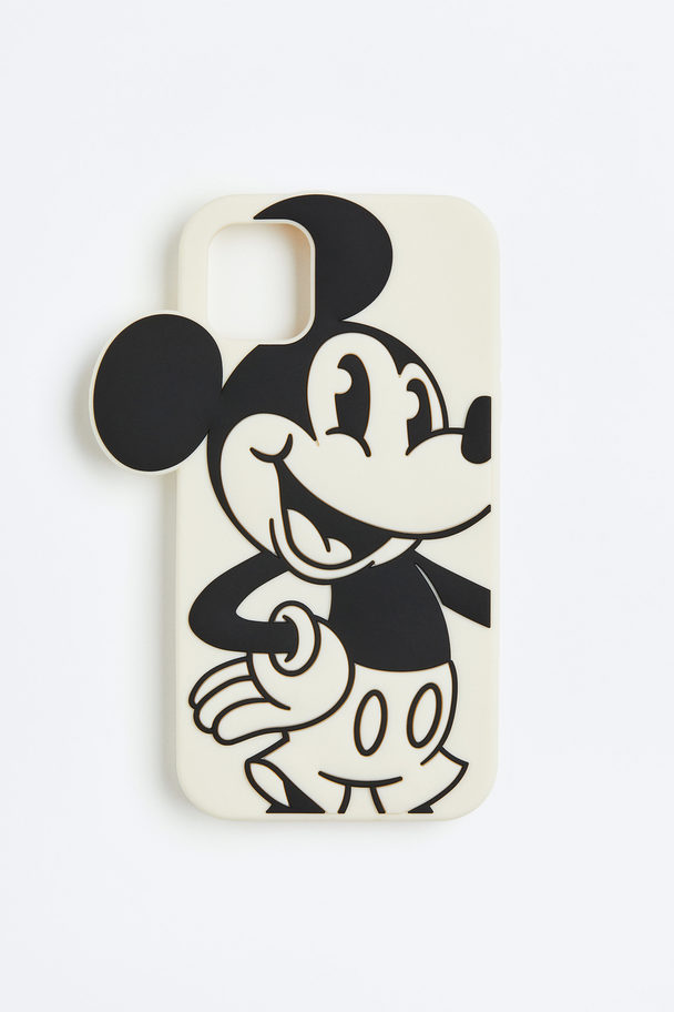 H&M Hülle für iPhone Cremefarben/Micky Maus