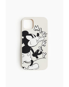 Hülle für iPhone Weiß/Micky Maus