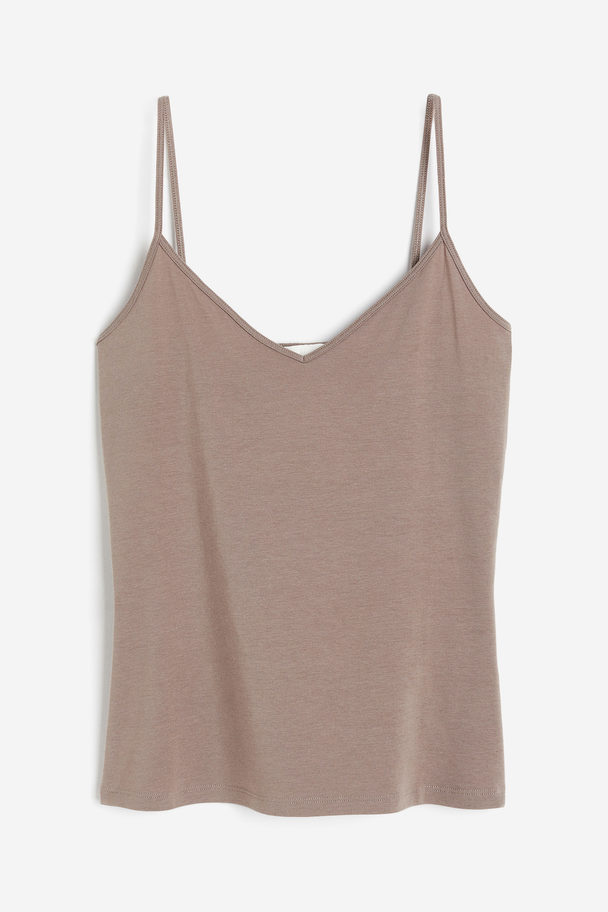 H&M 5-pack Strappy Tops Light Beige/beige