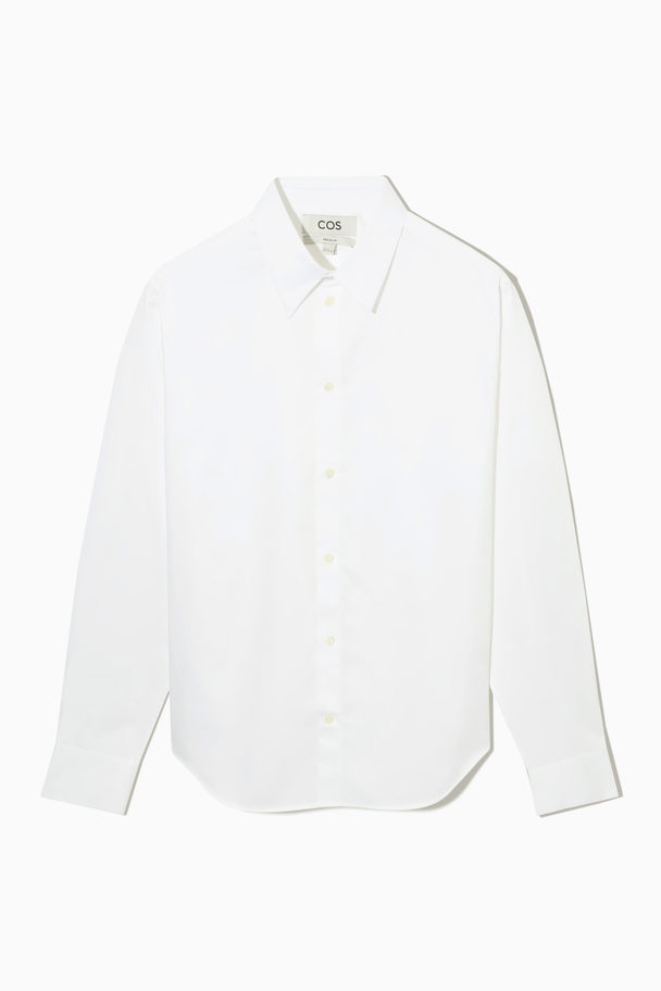 COS Tailored Poplin Shirt - Regular White